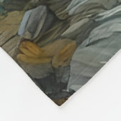 Sterrennacht in de Rocky Mountains Fleece Deken (Hoek)