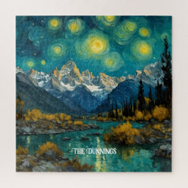 Sterrennacht in de Rocky Mountains Legpuzzel