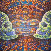 "Sterrennacht in Famous Waves" Canvasprint met b Canvas Afdruk