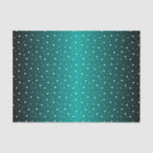 Sterrennacht in het Blauwgroen Shiny Tissuepapier (Voorkant)