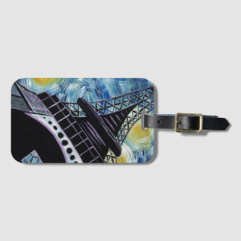 Sterrennacht in het Label Paris Bag Bagagelabel