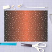 Sterrennacht in het Sinaasappel Shiny Burnt Tissuepapier (Craft)