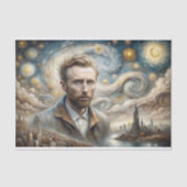 Sterrennacht in New York decoupage Tissuepapier (Voorkant)