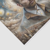 Sterrennacht in New York decoupage Tissuepapier (Detail)