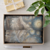 Sterrennacht in New York decoupage Tissuepapier (Geschenk)