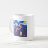 Sterrennacht in Regensburg Koffiemok (Voorkant links)