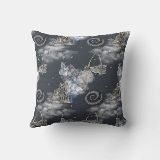 Sterrennacht in Whitby Kussen (Achterkant)