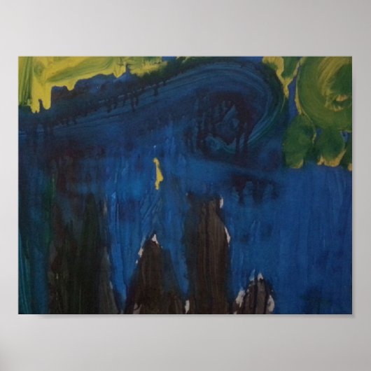 "Sterrennacht Interpretatie" Poster (Voorkant)