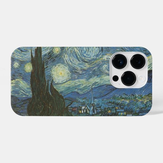 Sterrennacht iPhone Hoesje (Achterkant horizontaal)