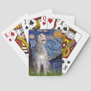 Sterrennacht - Irish Wolfhound Speelkaarten