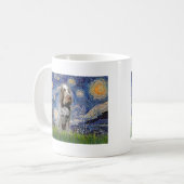 Sterrennacht - Italiaans Spinon (roan) Koffiemok (Voorkant links)