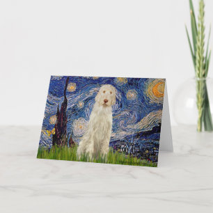 Sterrennacht - Italiaans Spinone #12 Kaart