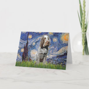 Sterrennacht - Italiaans Spinone (roan) Kaart