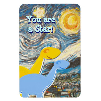 Sterrennacht Je bent een Star Cute Dinos Magnet Magneet