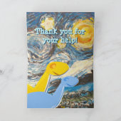 Sterrennacht Je bent een Star Dinosaurs Kaart (Binnen)