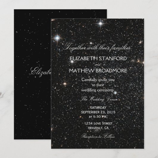 Sterrennacht Kaart (Voorkant / Achterkant)