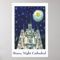 Sterrennacht kathedraal