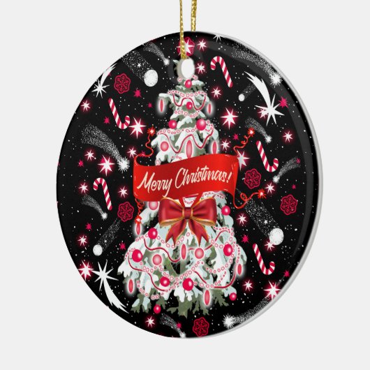 Sterrennacht Keramisch Ornament (Links)