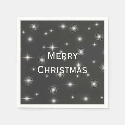 Sterrennacht kerst servet (Voorkant)