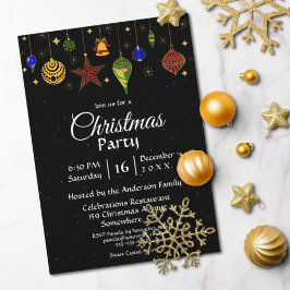 Sterrennacht kerstfeest kaart