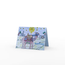 Sterrennacht kerstKaart