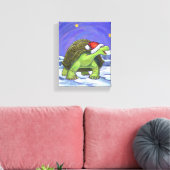 Sterrennacht Kerstmis Canvas Afdruk (Insitu (Woonkamer))