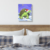 Sterrennacht Kerstmis Canvas Afdruk (Insitu (Slaapkamer))