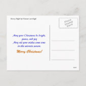 Sterrennacht Kerstmis, feestdag Feestdagenkaart (Achterkant)