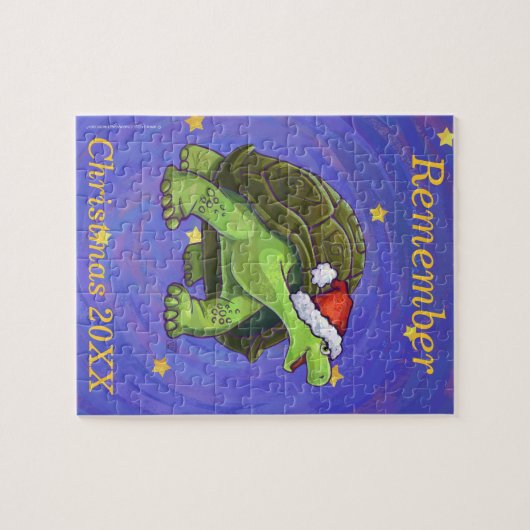 Sterrennacht Kerstmis Legpuzzel (Horizontaal)