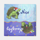 Sterrennacht Kerstmis Magneet (Voorkant)