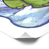 Sterrennacht Kerstmis Poster (Hoek)