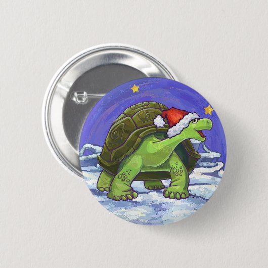 Sterrennacht Kerstmis Ronde Button 5,7 Cm (Voorkant /achterkant)
