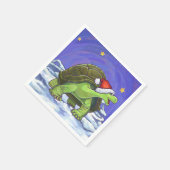 Sterrennacht Kerstmis Servet (Hoek)