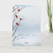 Sterrennacht Kerstnacht Kaart (Achterkant)