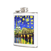 Sterrennacht Keulen Duitsland Kathedraal Heupfles (Links)