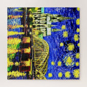 Sterrennacht Keulen Duitsland Kathedraal Legpuzzel (Horizontaal)