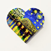 Sterrennacht Keulen Duitsland Kathedraal Notitieboek (Achterkant)