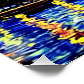 Sterrennacht Keulen Duitsland Kathedraal Perfect Poster (Hoek)