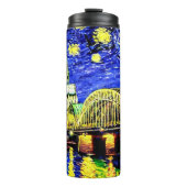 Sterrennacht Keulen Duitsland Kathedraal Thermosbeker (Voorkant)