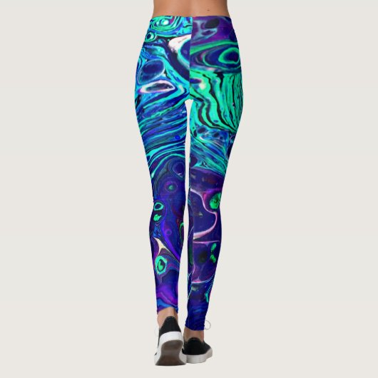 Sterrennacht leggings (Achterkant)