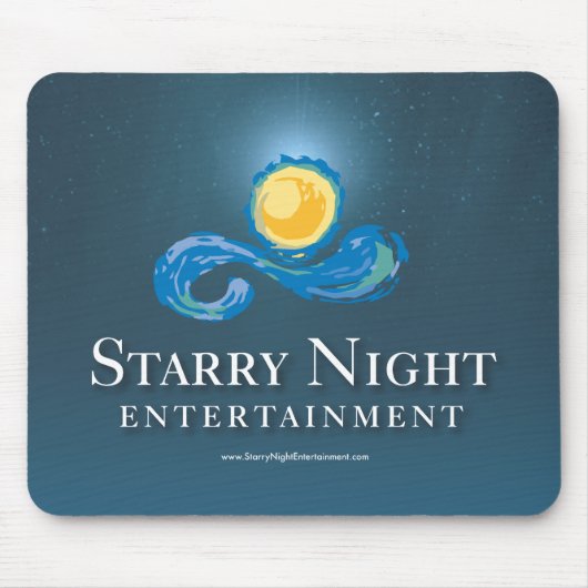 Sterrennacht Logo Muismat (Voorkant)