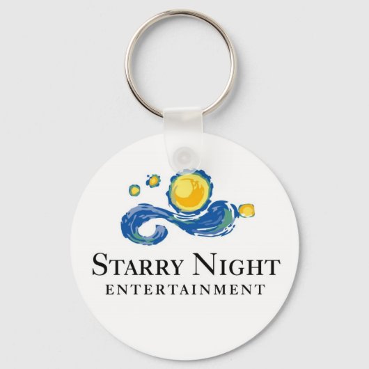 Sterrennacht Logo Sleutelhanger (Voorkant)