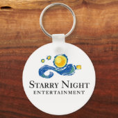 Sterrennacht Logo Sleutelhanger (Voorkant)