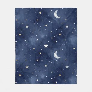 Sterrennacht Maan Constellaties Patroon Fleece Deken