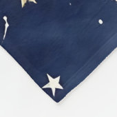 Sterrennacht Maan Constellaties Patroon Fleece Deken (Hoek)