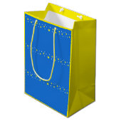 Sterrennacht Medium Cadeauzakje (Voorkant Gekanteld)