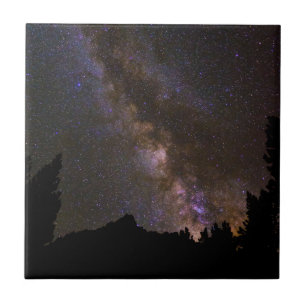 Sterrennacht Melkweg, Californië Tegeltje