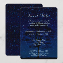 Sterrennacht met donkerblauw van de boom