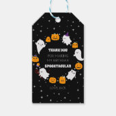 Sterrennacht met Ghosts&Pumpkins Halloween Cadeaulabel (Voorkant)