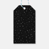 Sterrennacht met Ghosts&Pumpkins Halloween Cadeaulabel (Achterkant)